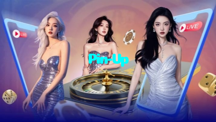 Pin-Up casino presented on mobile device in Pakistan with slots and live games